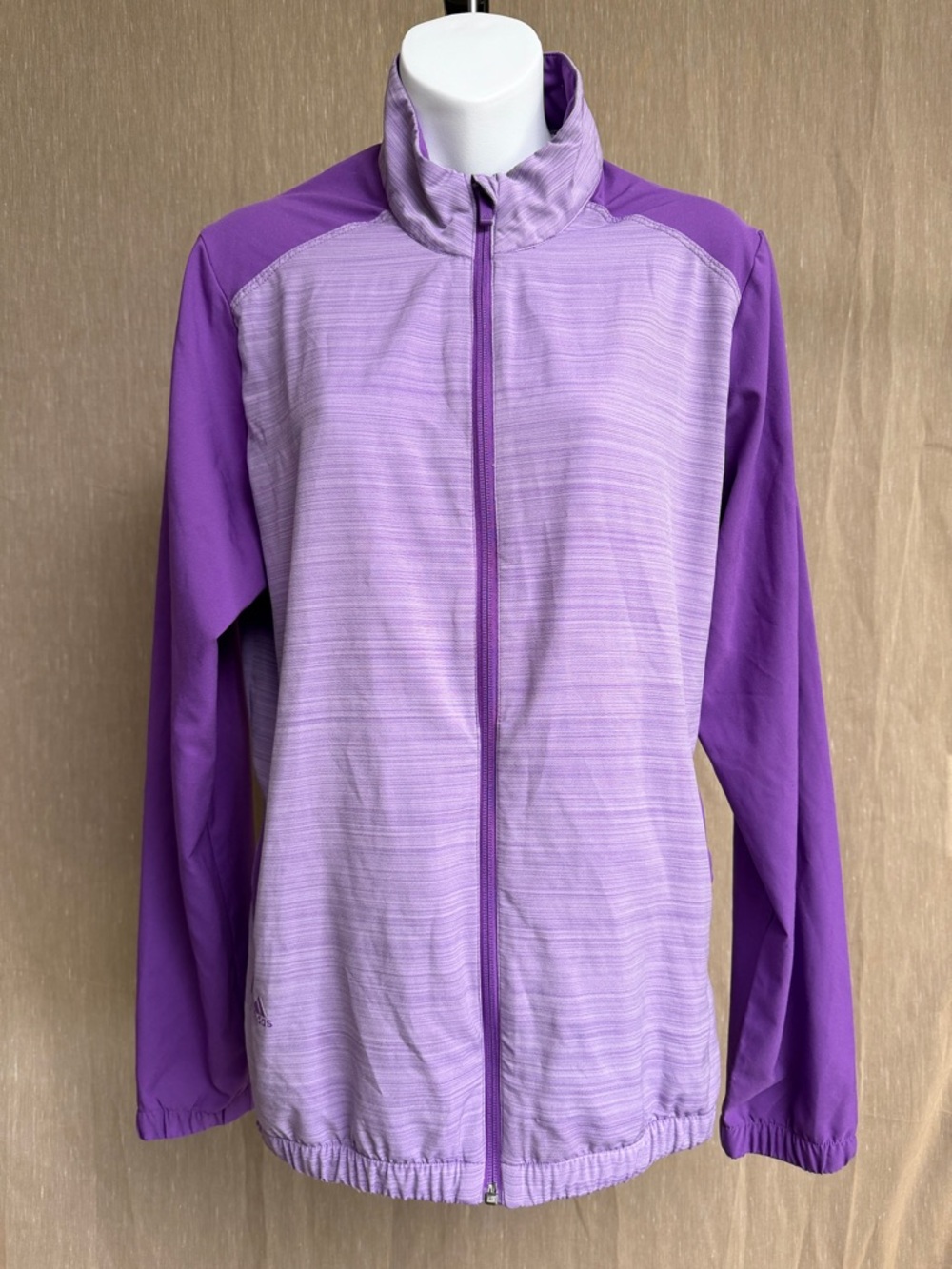 adidas Two-Tone Lavender Full-Zip Utility Jacket